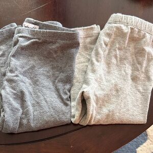 SOKO Kids Leggings Pair in Light Gray and Charcoal
